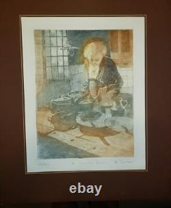 MARGERY RYERSON Color Etching PENCIL SIGNED Limited Edition