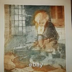MARGERY RYERSON Color Etching PENCIL SIGNED Limited Edition