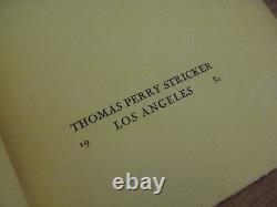 MARGINALIA TO LIFE by Thomas Perry Stricker 1931 Ltd Ed SIGNED ASSOCIATION