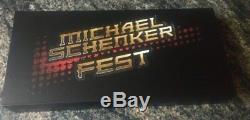 MICHAEL SCHENKER FEST Resurrection Autographed MAILORDER EDITION with mini guitar