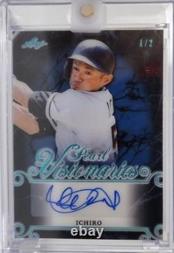 MLB Ichiro 19 Leaf Pearl Visionaries Limited Edition Autographed Card