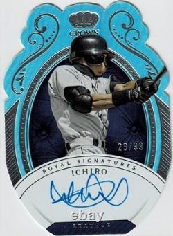 MLB Ichiro 23 PANINI Chronicles Crown Royale Limited Edition Autographed Card 99