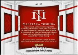 MLB Masataka Yoshida 23 National Treasures 99 Limited Edition Autographed Patch