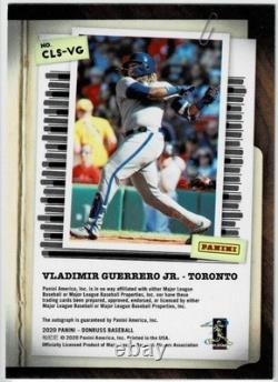 MLB Vladimir Guerrero Jr. 20 Panini Donruss Limited Edition Autographed Card 99