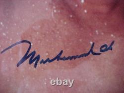 MUHAMMAD ALI AUTOGRAPHED (LIMITED EDITION) PHOTO DISPLAY WithCOA