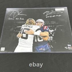 Mac Jones & Trevor Lawrence Autographed Handshake Photo Limited Edition 14/16