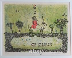 Madeleine PYK Signed lithograph Se Sauve