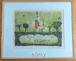 Madeleine PYK Signed lithograph Se Sauve