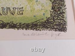 Madeleine PYK Signed lithograph Se Sauve