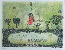 Madeleine PYK Signed lithograph Se Sauve