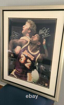 Magic-Bird 7/33 Autographed Limited Edition Framed with pics of both signing