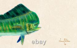Mahi Mahi, limited edition giclee by Jason Mathias, 40x30 signed and numbered