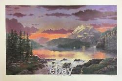 Majesty Lakes Andrew Warden Serigraph Limited Edition Hand Signed UNFRAMED