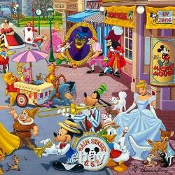 Manuel Hernandez Happiest Street On Earth Signed Disney Art Limited Edition