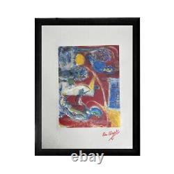 Marc Chagall The Paris studio. Original Signed Lithograph Limited Edition