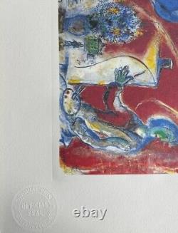 Marc Chagall The Paris studio. Original Signed Lithograph Limited Edition