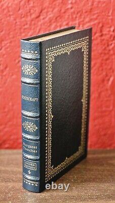 Margaret Thatcher SIGNED EASTON PRESS EDITION Statecraft Full Leather