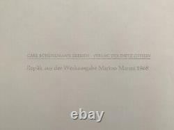 Marino Marini Limited Edition Lithograph Titled Quadriglia 1962 Signed & Dated