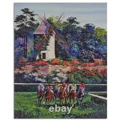 Mark King (d. 2014) Long Champs Viux Moulin Turing Hand signed limited edition