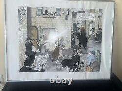Martin Holt Signed Limited Edition Lithograph 182/300 Visitors To Mea Shearim