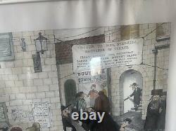 Martin Holt Signed Limited Edition Lithograph 182/300 Visitors To Mea Shearim