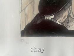 Martin Holt Signed Limited Edition Lithograph 182/300 Visitors To Mea Shearim