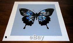 Martin Whatson Butterfly (Blue) Graffitti Prints Limited Edition #/35