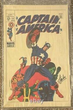 Marvel Limited Edition Captain America #111 Signed By Stan Lee 067/300 2005