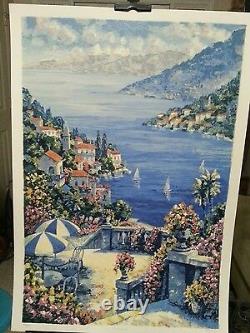 Matthew Shea TUSCAN SEASCAPE Limited Edition Serigraph Signed/Numbered 224/485
