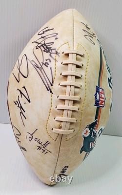 Miami Dolphins NFL Limited Edition Jay Fiedler & 6 Autographed Football