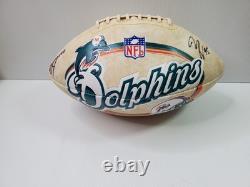 Miami Dolphins NFL Limited Edition Jay Fiedler & 6 Autographed Football