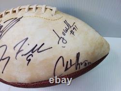 Miami Dolphins NFL Limited Edition Jay Fiedler & 6 Autographed Football
