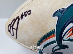 Miami Dolphins NFL Limited Edition Jay Fiedler & 6 Autographed Football