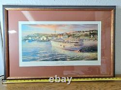 Michael Blaser Limited Edition Print Port-O-Call Mackinac Michigan Signed #215