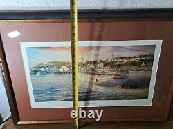 Michael Blaser Limited Edition Print Port-O-Call Mackinac Michigan Signed #215