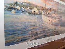 Michael Blaser Limited Edition Print Port-O-Call Mackinac Michigan Signed #215