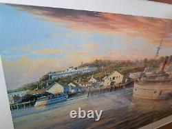 Michael Blaser Limited Edition Print Port-O-Call Mackinac Michigan Signed #215