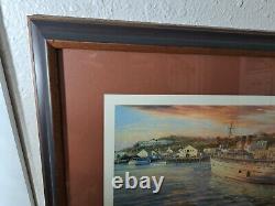 Michael Blaser Limited Edition Print Port-O-Call Mackinac Michigan Signed #215