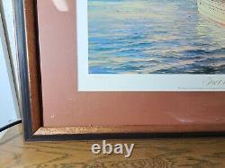 Michael Blaser Limited Edition Print Port-O-Call Mackinac Michigan Signed #215