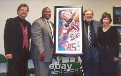 Michael Carter autographed limited edition print 49ers Olympics SMU Super Bowl