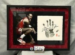 Michael Jordan Autographed Tegata Lithograph Limited Edition