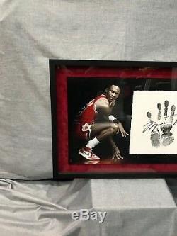 Michael Jordan Autographed Tegata Lithograph Limited Edition