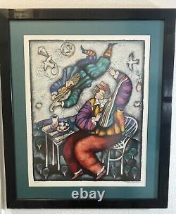 Michael Kachan Duet A Duex Hand Signed Limited Edition Serigraph With COA