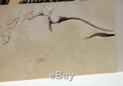 Michael Parkes NECTAR s/n Limited Edition stone lithograph reg $3500 hummingbird