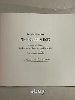 Michel Delacroix Limited Edition Hardcover Book, Signed (1987)