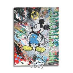 Mickey-Tiffany, Limited Edition On Canvas, Signed, Pop Art, Comics