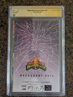 Mighty Morphin Power Rangers #50 CGC 9.8 Signed Jason David Frank+Cardenas+Faunt