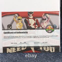 Mighty Morphin Power Rangers Need You Art 13x19 ACME Archives LE 13/50 Sealed