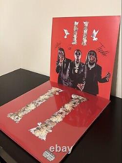 Migos Culture 2 LIMITED EDITION Vinyl SOLD OUT Sealed w SIGNED Lithograph 3 x LP