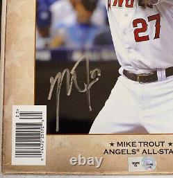 Mike Trout 2012 Autographed Rare Limited Edition All Star Program MLB Certified